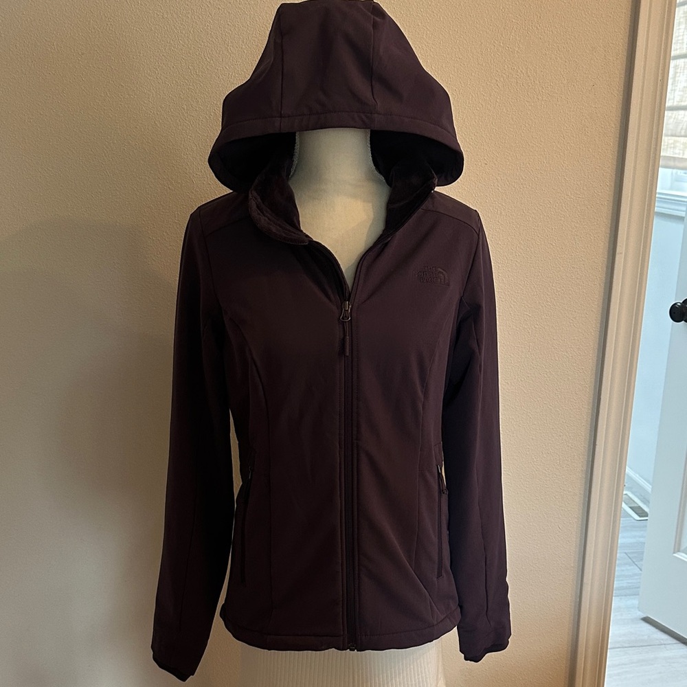 The North Face Women's Dark Purple Hooded Ski Jacket